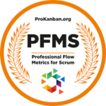 Professional Flow Metrics for Scrum Certification Badge
