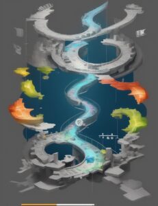 Image depicting a dynamic blend of old-school and modern Agile concepts, symbolizing the revival of Agile's essence.